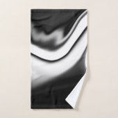 Abstrait en noir et blanc (Serviette à main)