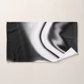 Abstrait en noir et blanc (Serviette à main)