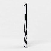 Abstrait Escalier spiral noir et blanc Coque - (Dos/Droite)