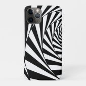 Abstrait Escalier spiral noir et blanc Coque - (Dos)