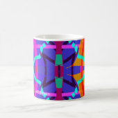 Abstrait et dans la tasse de couleur (Centre)