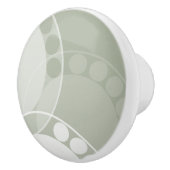 Abstrait Fern Frond - Vert foncé - Bouton de tiroi (Droite)