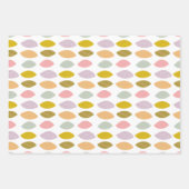 Abstrait Feuille Moderne Et Motif De Coordination (Devant 2)