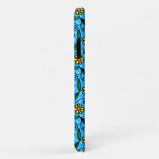 Abstrait Floral iPhone 11 Coque (Dos/Droite)