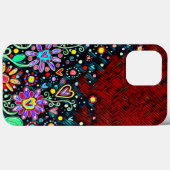 Abstrait Floral Moderne Inspirivity coque iphone (Verso (horizontal))