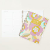 Abstrait Floral Pastel Lilac Motif Personnalisé (Devant avec enveloppe)