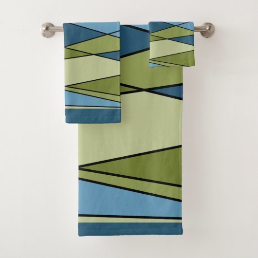 Abstrait formes géométriques modernes triangles bl (En situation)