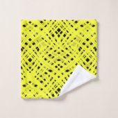 Abstrait géométrique moderne rayé rayé clair (Gant de toilette)