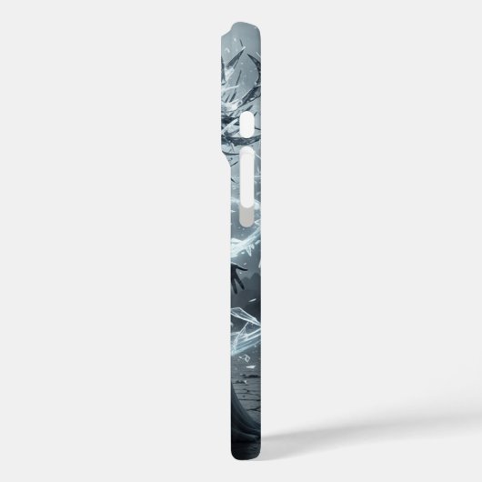 Abstrait Ghost Art iPhone 16 Pro Coque (Verso / Gauche)