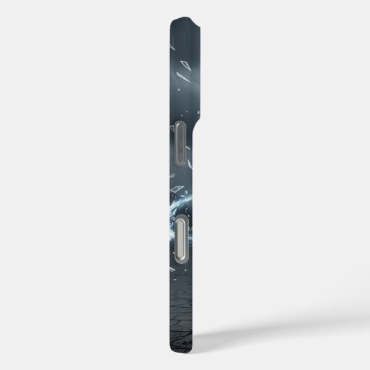 Abstrait Ghost Art iPhone 16 Pro Coque (Verso / Droite)