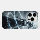 Abstrait Ghost Art iPhone 16 Pro Coque (Verso (horizontal))