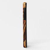 Abstrait Golden Neon Flower iPhone 5 Coque (Dos/Gauche)