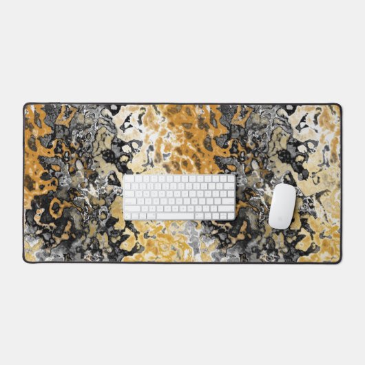 Abstrait gris et jaune (Clavier et souris)