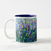 Abstrait Irises Mug (Gauche)