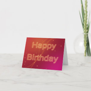 Abstrait Joyeux Anniversaire - Carte de voeux
