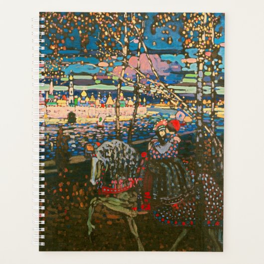Abstrait Kandinsky équitation Couple coloré (Devant)