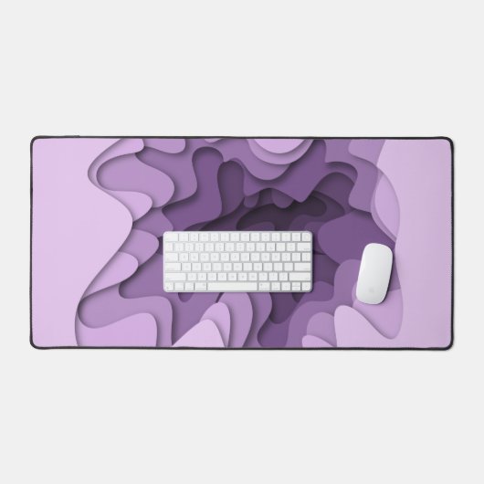 Abstrait Lavender Waves Gaming Office (Clavier et souris)