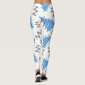 Abstrait leggings Motifs de Memphis (Dos)