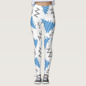 Abstrait leggings Motifs de Memphis (Devant)