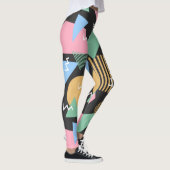 Abstrait leggings Motifs de Memphis (Droite)