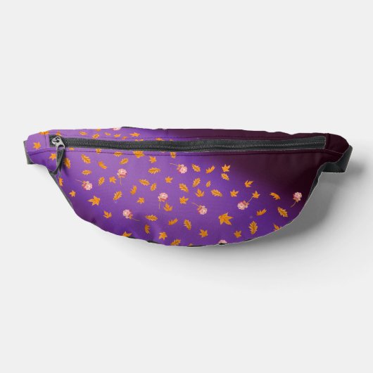 Abstrait lune feuilles automne roses imprimés (Poser)