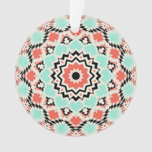 Abstrait mandala ronde sans couture motif kaleidos