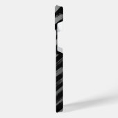 Abstrait métallique noir et argent (Côté gauche)