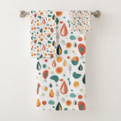 Abstrait Mid-Century Nature moderne Raindrop (En situation)