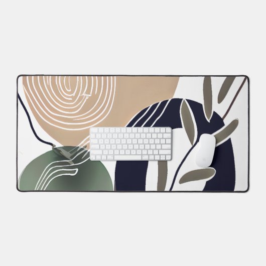 Abstrait minimaliste botanique (Clavier et souris)