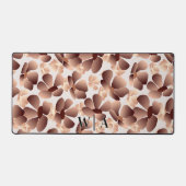 Abstrait Mocha Mousse Beige Preppy Monogramme (Recto)