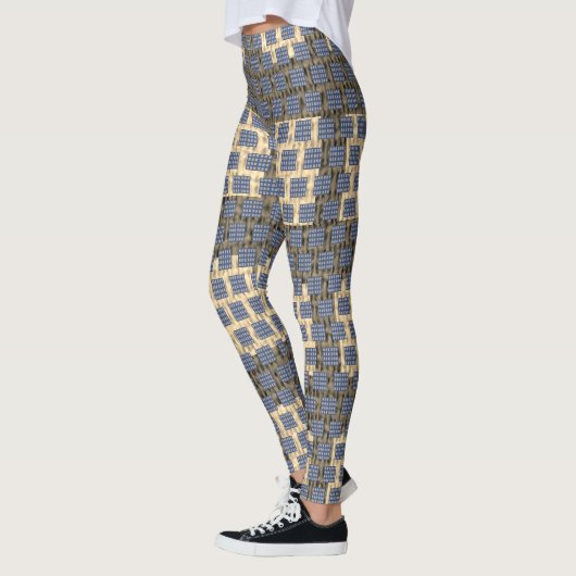 Abstrait mode Compression Fit Leggings (Gauche)