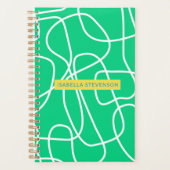 Abstrait Moderne Art en Vert Personnalisé (Devant)