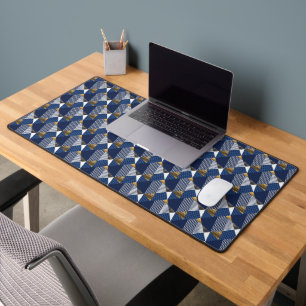 Abstrait Moderne En Bleu Et Blanc