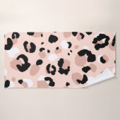 Abstrait moderne léopard sans couture motif. Anima (Serviette de bain)