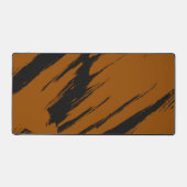 Abstrait Moderne Orange Brûlé et Noir (Recto)