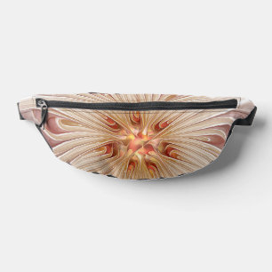 Abstrait Moderne Peach Pastel Flower Fractal Art