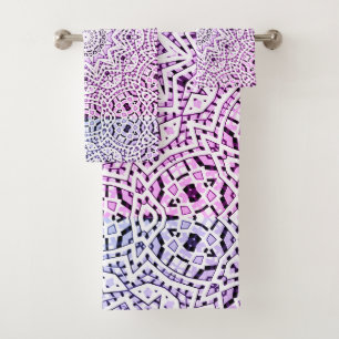 Abstrait moderne sans couture ornementale blanc ar