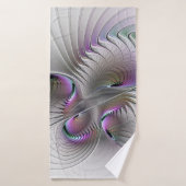 Abstrait moderne Shy Imaginaire Figure Fractal Art (Serviette de bain)