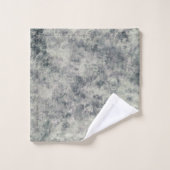 Abstrait Moderne Texturé Vert Sauge Lavande Gris (Gant de toilette)