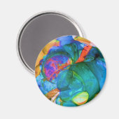 Abstrait moderne US Boro Verre Art Frigo Magnet (Recto/Verso)