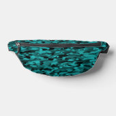 Abstrait Motif Turquoise Noir (Poser)