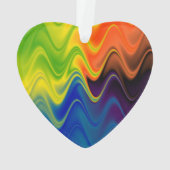 Abstrait Multicolore Ondulé (dos)