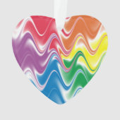 Abstrait Multicolore Ondulé (dos)