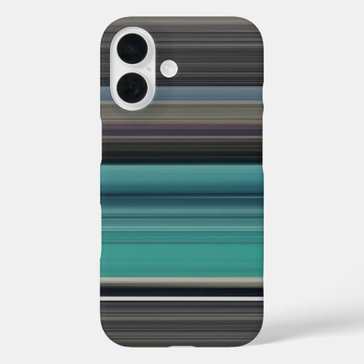 Abstrait n° 1 : coque iphone Coque-mat Turquoise e (Verso)