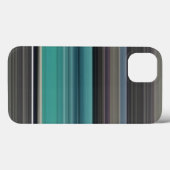Abstrait n° 1 : coque iphone Coque-mat Turquoise e (Verso (horizontal))