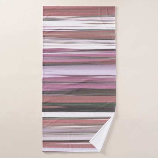Abstrait n° 2 : flou rose (Serviette de bain)