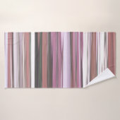 Abstrait n° 2 : flou rose (Serviette de bain)
