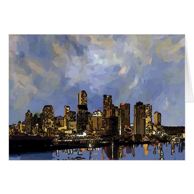 Abstrait New Orleans Sunset ajouter du texte (Devant horizontal)