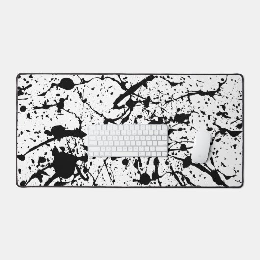 Abstrait noir et blanc (Clavier et souris)