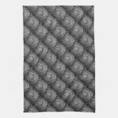 Abstrait noir et gris - Serviette de cuisine (Vertical)